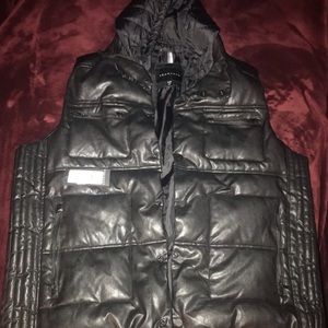 Sean John puffer Moto vest